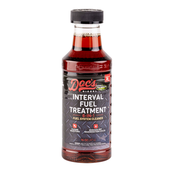 Doc's Diesel x Hot Shot's Secret Interval Fuel Treatment 16oz Bottle