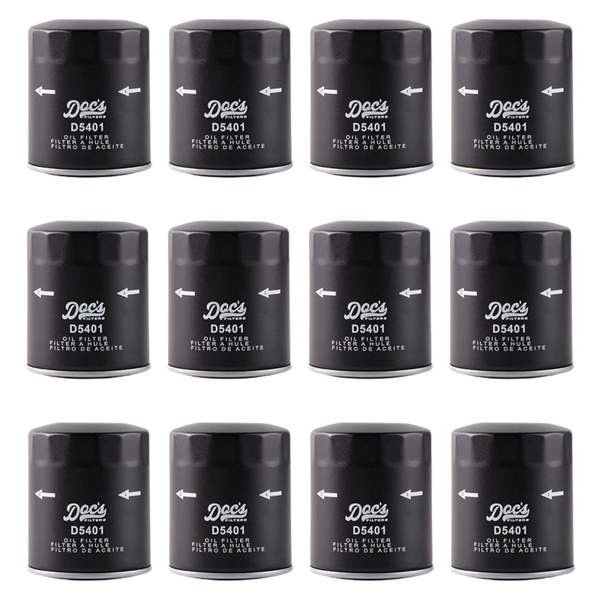 Doc's Auto Parts Oil Filter D5401 (Quantity 12)