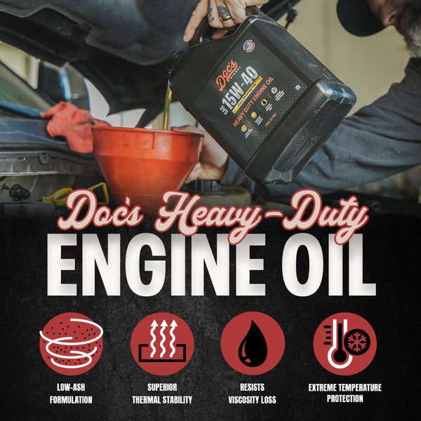 Doc's Diesel 15W-40 Full Synthetic Heavy Duty Diesel Oil Enhanced Brand Content 1 brand_Doc's Diesel