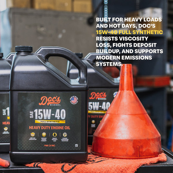 Doc's Diesel 15W-40 Full Synthetic Heavy Duty Diesel Oil Enhanced Brand Content 2 brand_Doc's Diesel