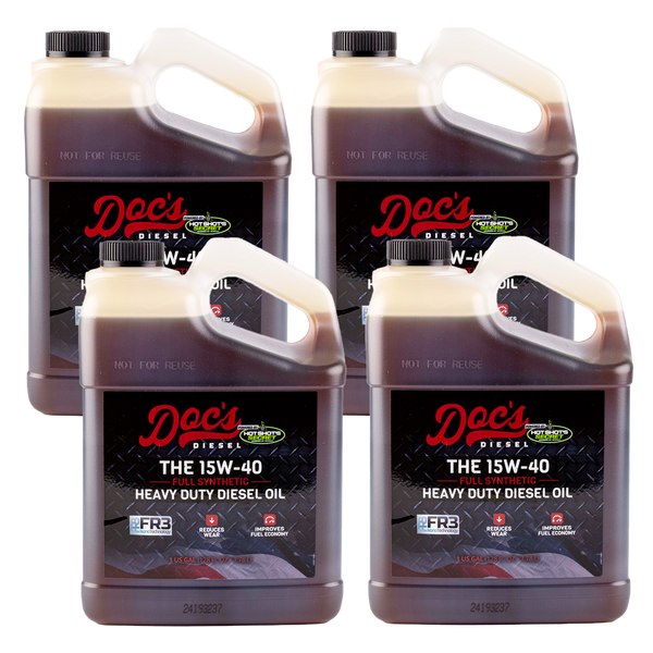Doc's Diesel The 15W-40 Full Synthetic Heavy Duty Diesel Oil brand_Hot Shot's Gallons 4