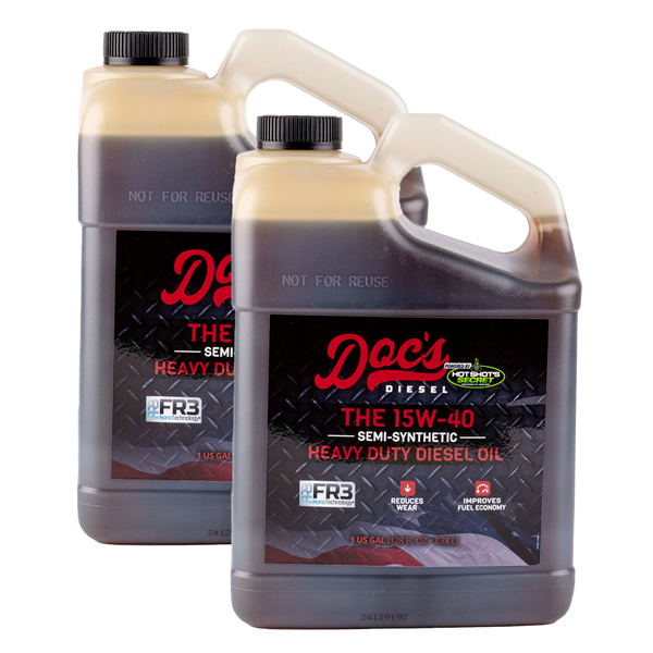 Doc's Diesel The 15W-40 SEMI Synthetic Heavy Duty Diesel Oil brand_Hot Shot's  Gallons 2