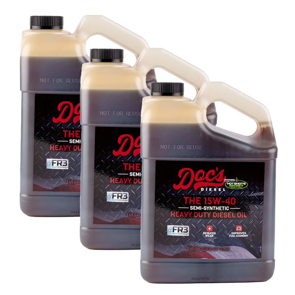 Doc's Diesel The 15W-40 SEMI Synthetic Heavy Duty Diesel Oil brand_Hot Shot's Gallons 3