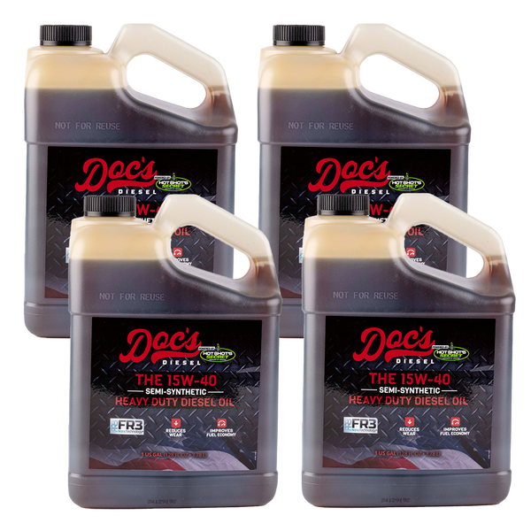 Doc's Diesel The 15W-40 SEMI Synthetic Heavy Duty Diesel Oil brand_Hot Shot's Gallons 4