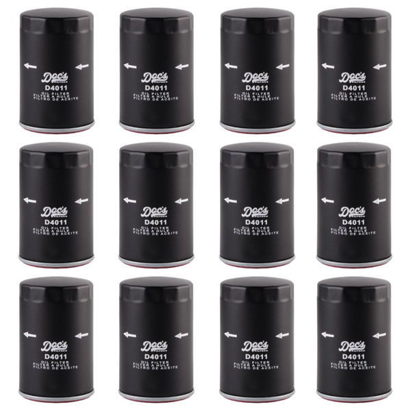 Doc's Auto Parts Oil Filter D4011 (Quantity 12)