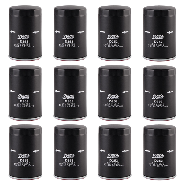 Doc's Auto Parts Oil Filter D252 (Quantity 12)