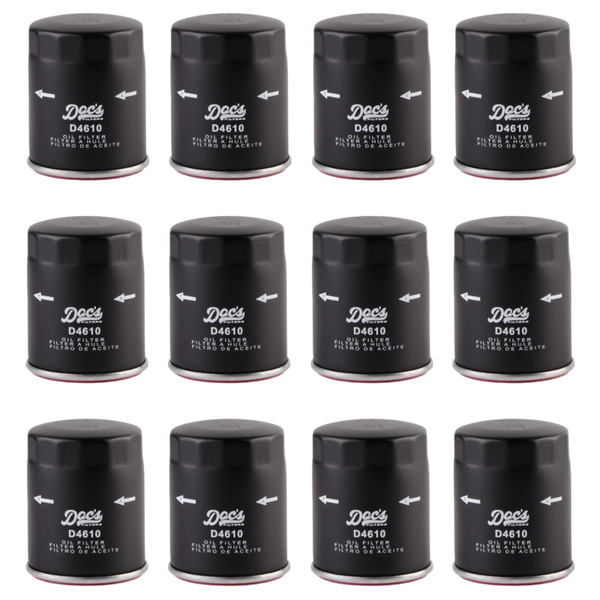 Doc's Auto Parts Oil Filter D4610 (Quantity 12)