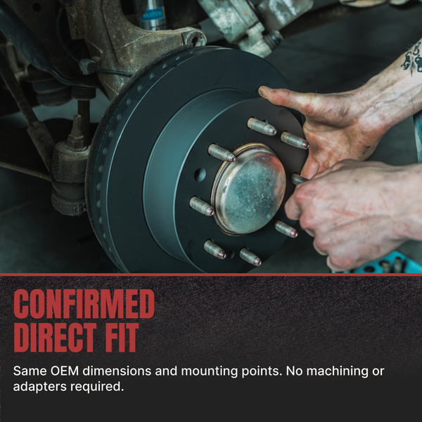 Doc's Diesel High-Carbon Brake Rotors - Confirmed Direct Fit Black