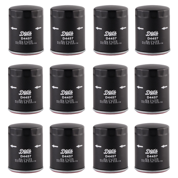 Doc's Auto Parts Oil Filter D4457 (Quantity 12)