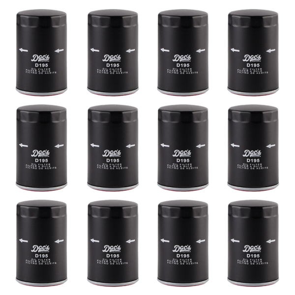 Doc's Auto Parts Oil Filter D195 (Quantity 12)