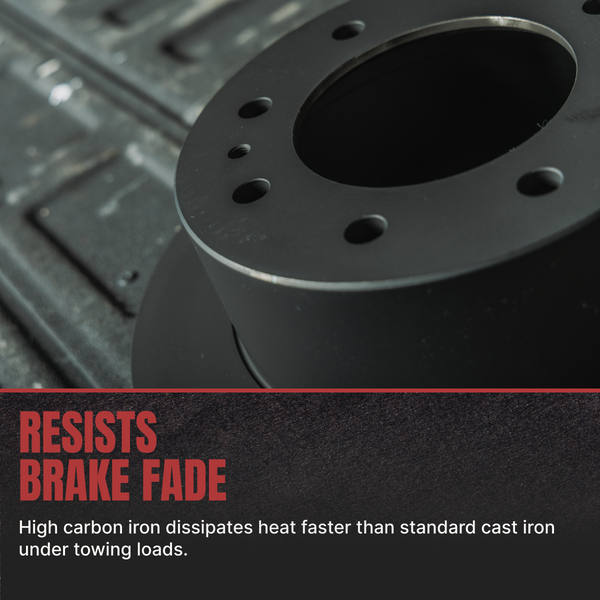 Doc's Diesel High-Carbon Brake Rotors - Resists Brake Fade Black