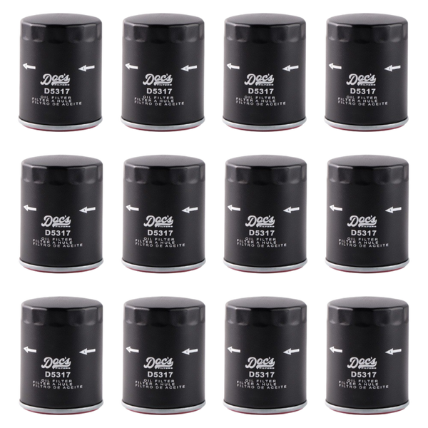 Doc's Auto Parts Oil Filter D5317 (Quantity 12)