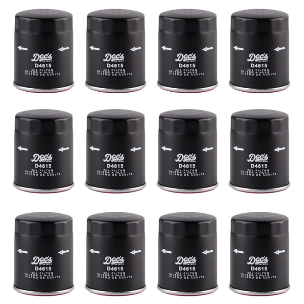 Doc's Auto Parts Oil Filter D4615 (Quantity 12)