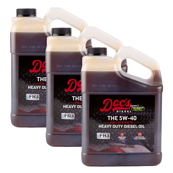 Doc's Diesel The 5W-40 Full Synthetic Heavy Duty Diesel Oil brand_Hot Shot's Gallons 3