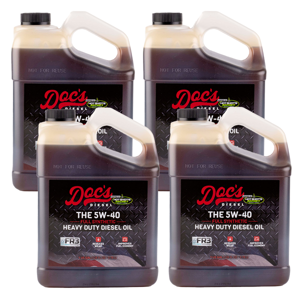 Doc's Diesel The 5W-40 Full Synthetic Heavy Duty Diesel Oil brand_Hot Shot's Gallons 4