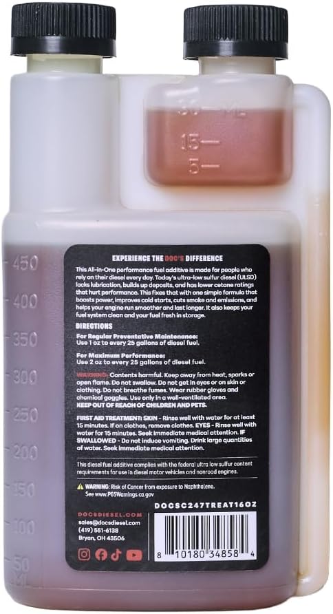 Doc's Diesel 24/7 Diesel Treatment + Cetane Boost