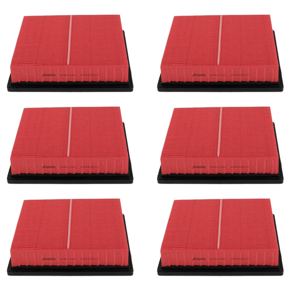 Doc's Auto Parts MaxFlow Performance Engine Air Filter DA6116X (Quantity 6)