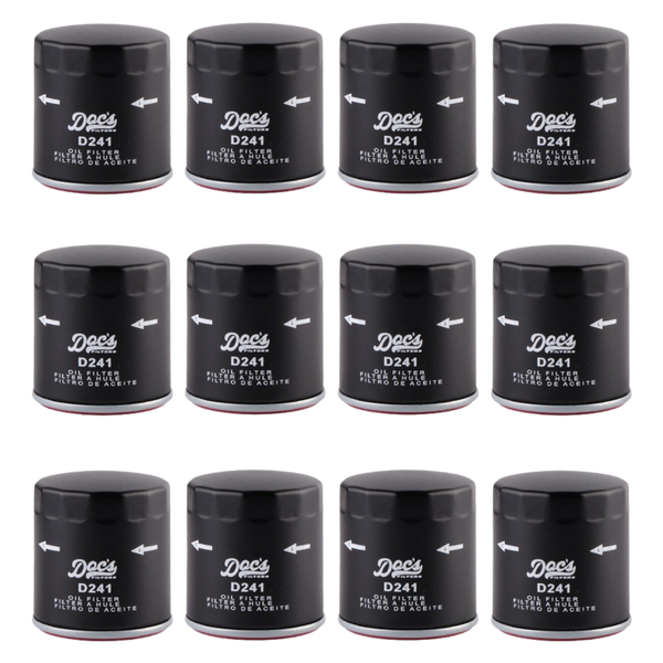 Doc's Auto Parts Oil Filter D241 (Quantity 12)