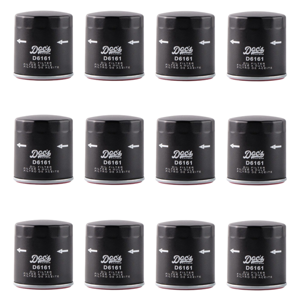 Doc's Auto Parts Oil Filter D6161 (Quantity 12)