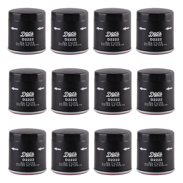 Doc's Auto Parts Oil Filter D2222 (Quantity 12)