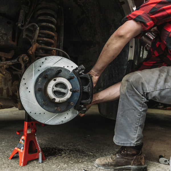 Doc's Diesel Ceramic Brake Pads and Drilled and Slotted Rotor Kit Lifestyle