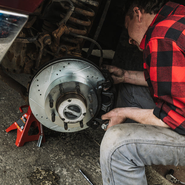 Doc's Diesel Ceramic Brake Pads and Drilled and Slotted Rotor Kit Lifestyle