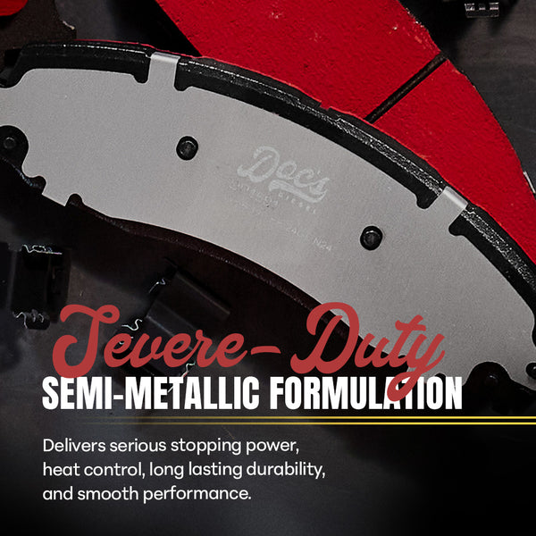 Doc's Diesel Severe-Duty Brake Pads Semi-Metallic Formulation