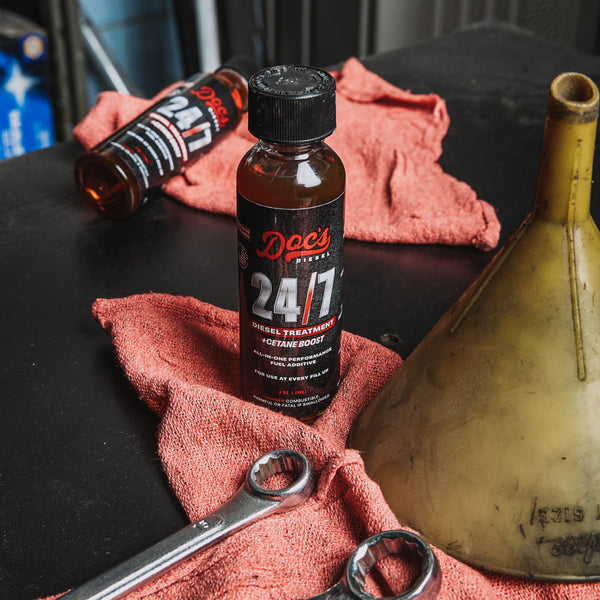 Doc's Diesel 24/7 Diesel Treatment + Cetane Boost Lifestyle size_4oz