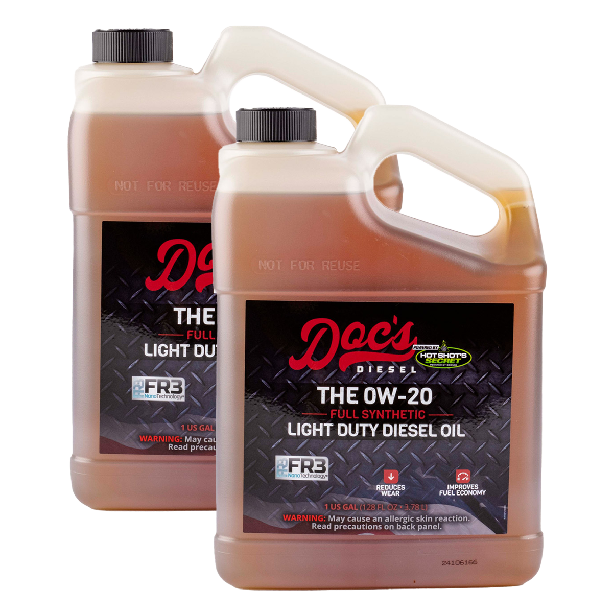 Doc's Diesel The 0W-20 Full Synthetic Heavy Duty Diesel Oil Gallons 2