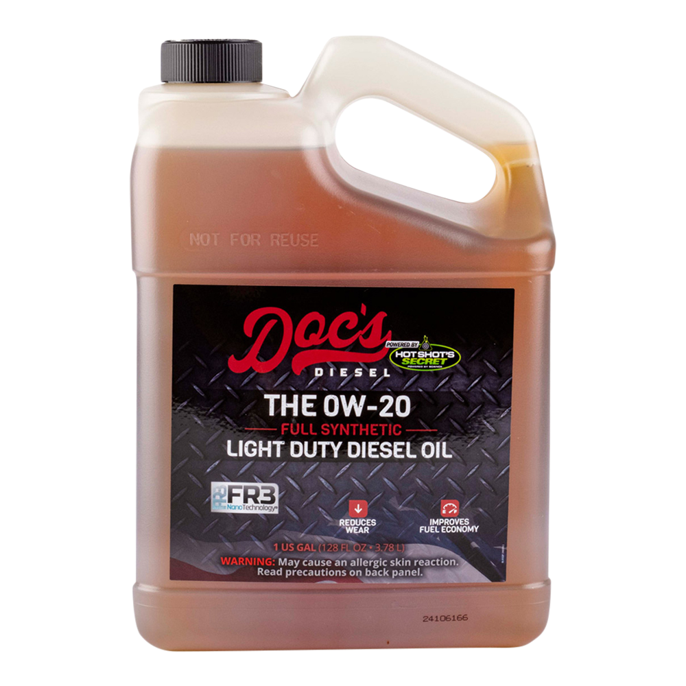 Doc's Diesel The 0W-20 Full Synthetic Heavy Duty Diesel Oil Gallons 1