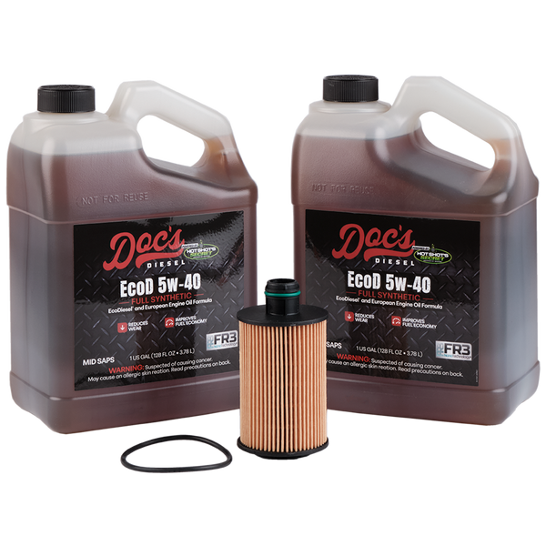 Doc's Diesel Jeep Grand Cherokee/RAM 1500 3.0L EcoDiesel 5W-40 Full Synthetic Oil Change Kit 2014-2019 Gallons 2