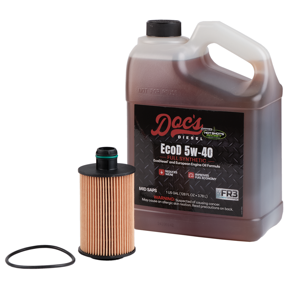 Doc's Diesel Jeep Grand Cherokee/RAM 1500 3.0L EcoDiesel 5W-40 Full Synthetic Oil Change Kit 2014-2019