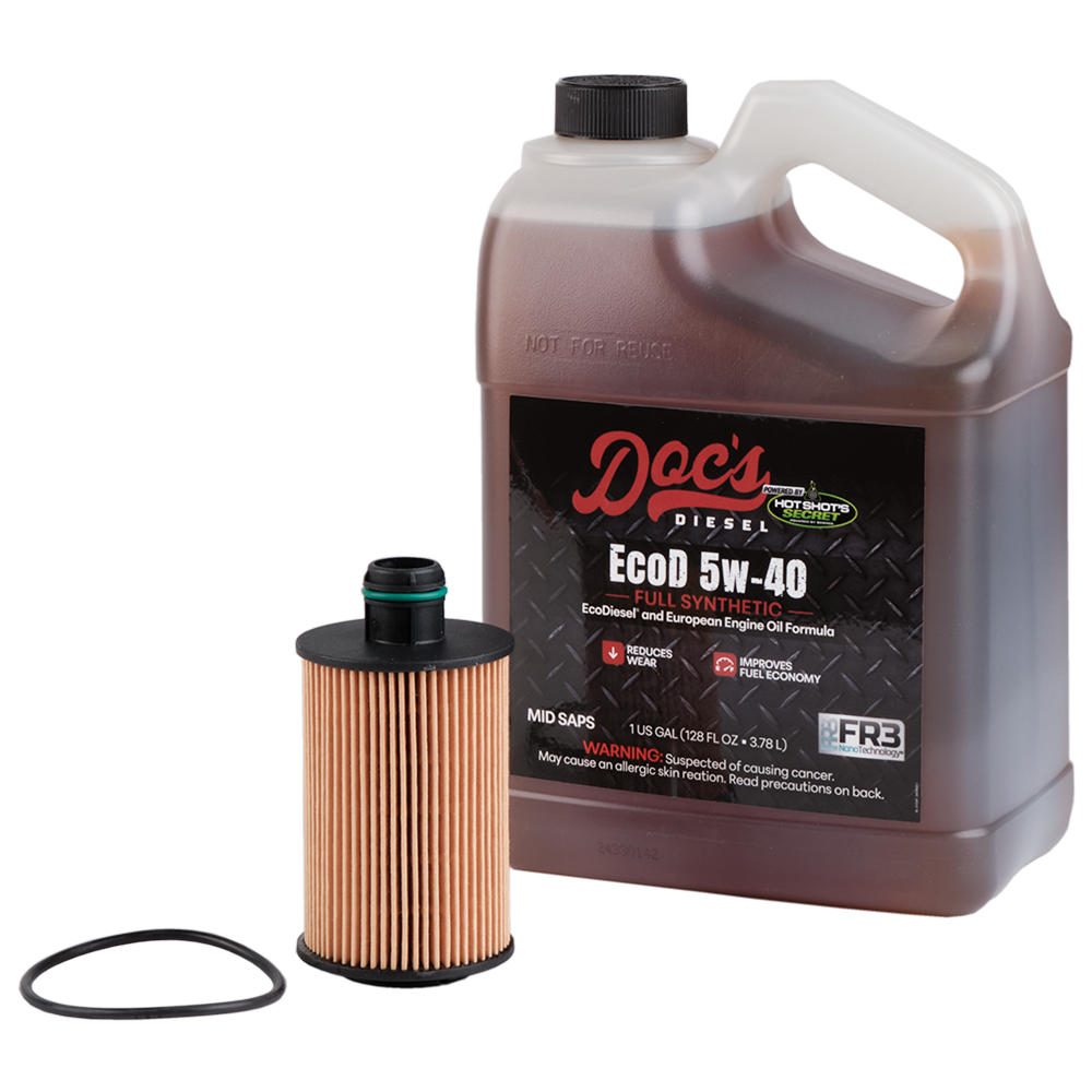 Doc's Diesel Jeep Grand Cherokee/RAM 1500 3.0L EcoDiesel 5W-40 Full Synthetic Oil Change Kit 2014-2019 Gallons 1
