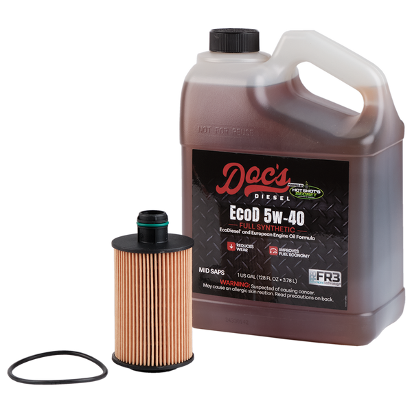 Doc's Diesel Jeep Grand Cherokee/RAM 1500 3.0L EcoDiesel 5W-40 Full Synthetic Oil Change Kit 2014-2019 Gallons 1