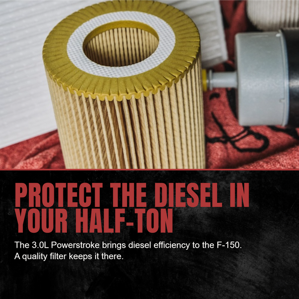 Doc's Diesel Ford F-150 3.0L Powerstroke Oil Filter 2018-2021