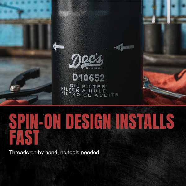 Doc's Diesel Nissan Titan XD 5.0L Cummins Oil Filter 2016-2019