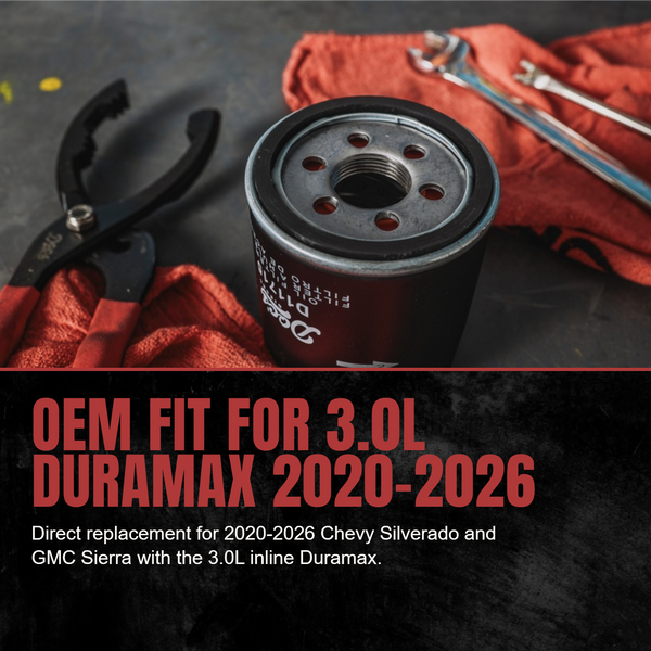Doc's Diesel Chevrolet/GMC 3.0L Duramax Oil Filter 2020-2026