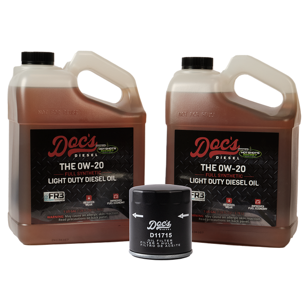 Doc's Diesel Chevrolet/GMC 3.0L Duramax 0W-20 Full Synthetic Oil Change Kit 2020-2024