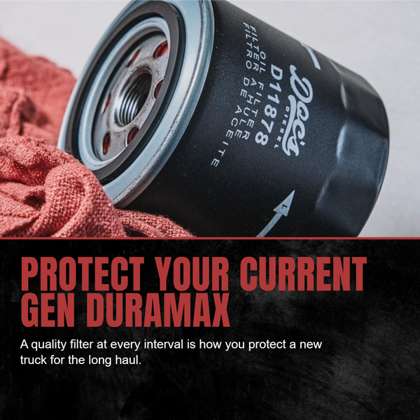 Doc's Diesel Chevrolet/GMC 6.6L Duramax Oil Filter 2019-2024 (12-pack)