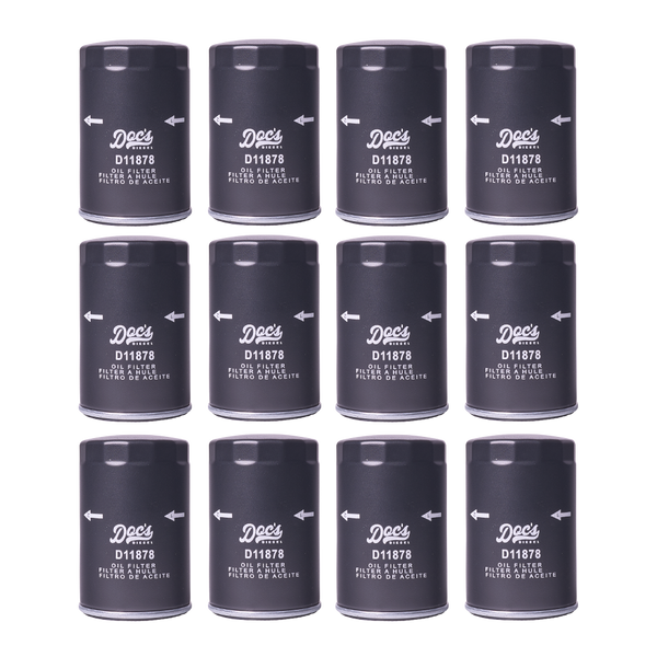 Doc's Diesel Chevrolet/GMC 6.6L Duramax Oil Filter 2020-2024 (12-pack) Replaces AC/Delco PF26
