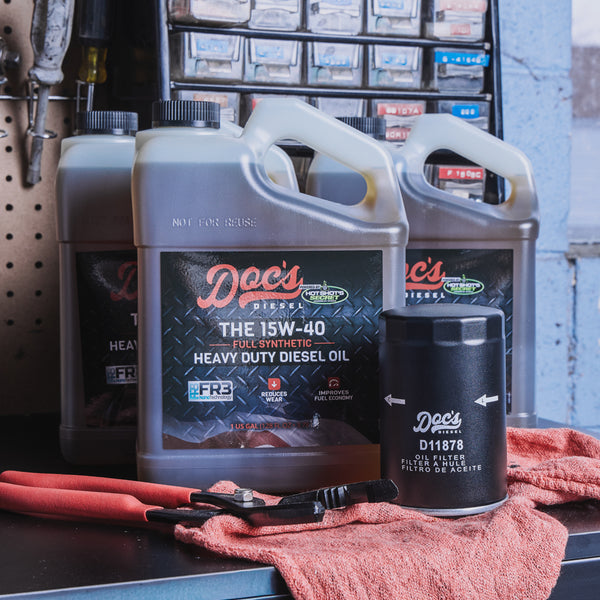 Doc's Diesel Chevrolet/GMC 6.6L Duramax 15W-40 Full Synthetic Oil Change Kit 2020-2025 brand_Hot Shot's