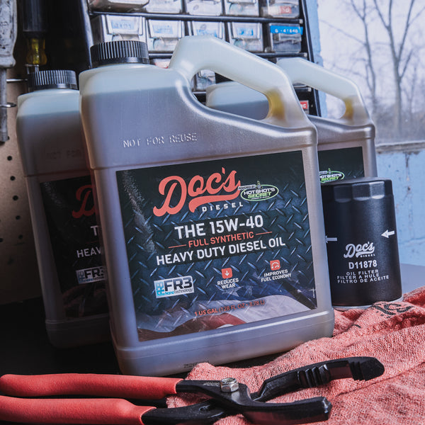 Doc's Diesel Chevrolet/GMC 6.6L Duramax 15W-40 Full Synthetic Oil Change Kit 2020-2025 brand_Hot Shot's