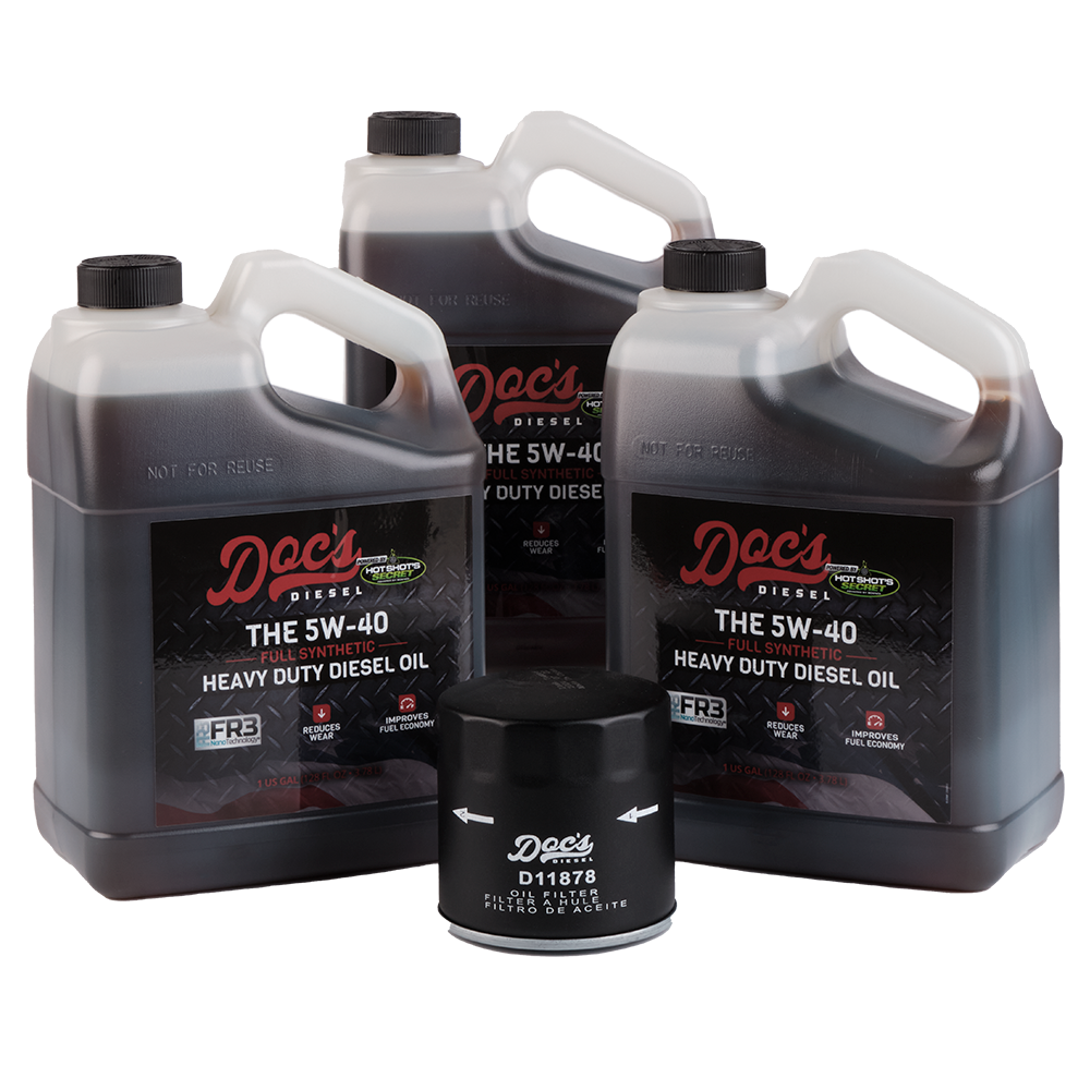 Doc's Diesel Chevrolet/GMC 6.6L Duramax 5W-40 Full Synthetic Oil Change Kit 2020-2024