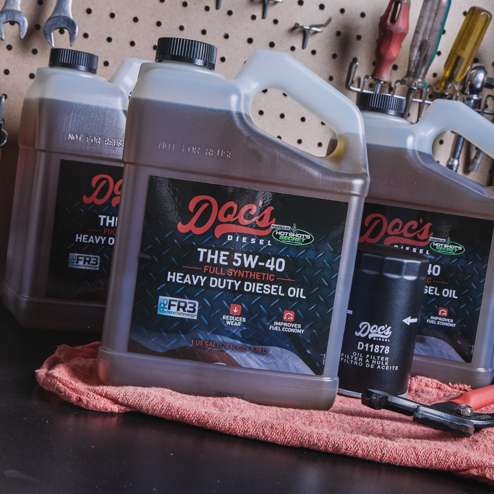 5W-40 Oil Kit Fits Chevrolet/GMC 6.6L Duramax 2019+ | PF26 Doc's Diesel | Doc's Diesel 5W-40 Oil Kit Fits Chevrolet/GMC 6.6L Duramax 2019+ | PF26 Doc's Diesel | Doc's Diesel