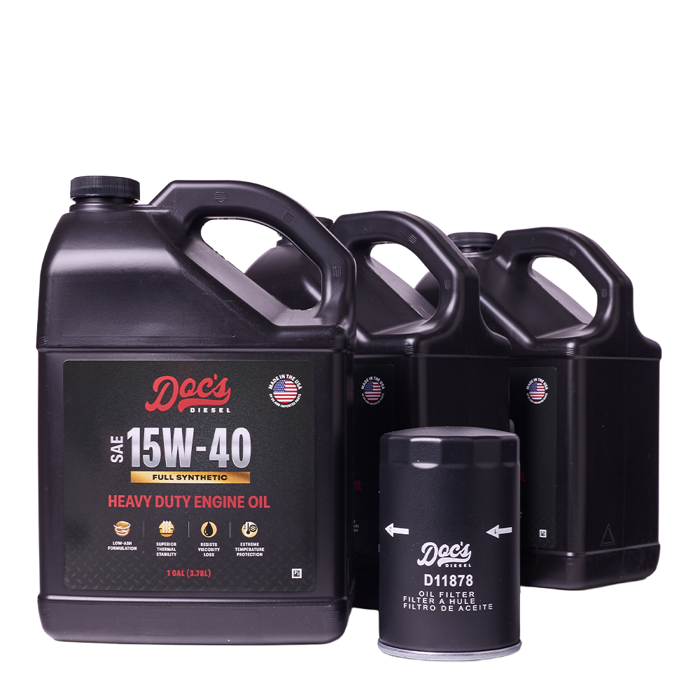 Doc's Diesel Chevrolet/GMC 6.6L Duramax 15W-40 Full Synthetic Oil Change Kit 2020-2025 brand_Doc's Diesel