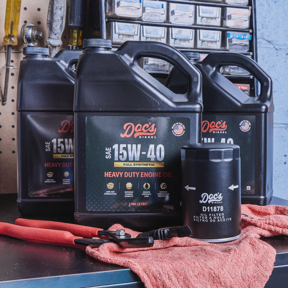 Doc's Diesel Chevrolet/GMC 6.6L Duramax 15W-40 Full Synthetic Oil Change Kit 2020-2025 brand_Doc's Diesel