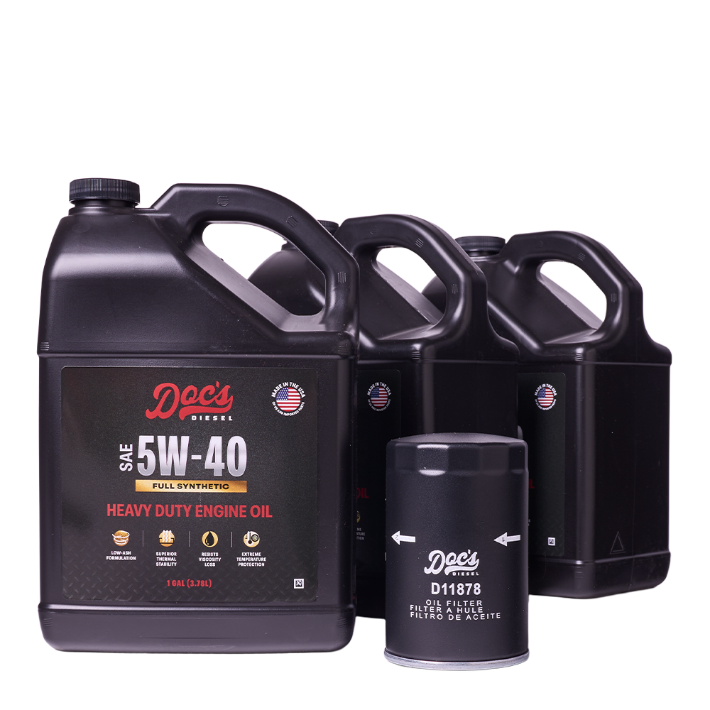 Doc's Diesel Chevrolet/GMC 6.6L Duramax 5W-40 Full Synthetic Oil Change Kit 2020-2025 brand_Doc's Diesel