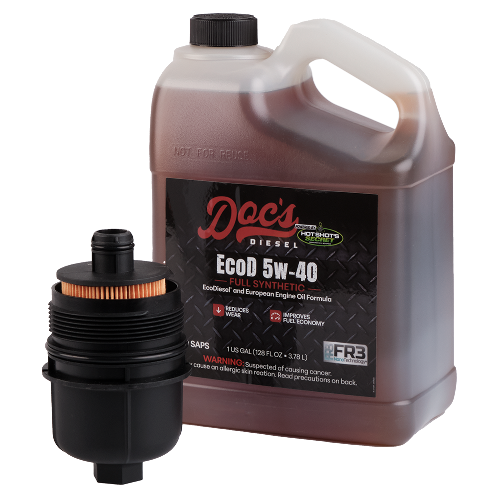 Doc's Jeep Wrangler/Gladiator 3.0L + Dodge RAM 1500 3.0L EcoDiesel 5W-40 Full Synthetic Oil Change Kit 2020-2024