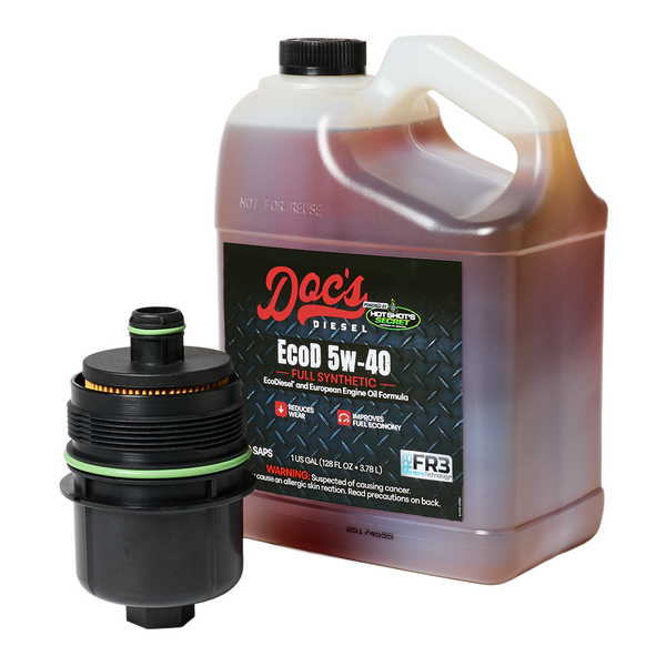Doc's Diesel Jeep Wrangler/Gladiator 3.0L + Dodge RAM 1500 3.0L EcoDiesel 5W-40 Full Synthetic Oil Change Kit 2020-2024 Gallons 1
