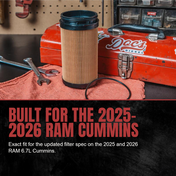 Doc's Diesel Ram 6.7L Cummins Oil Filter 2025-2026